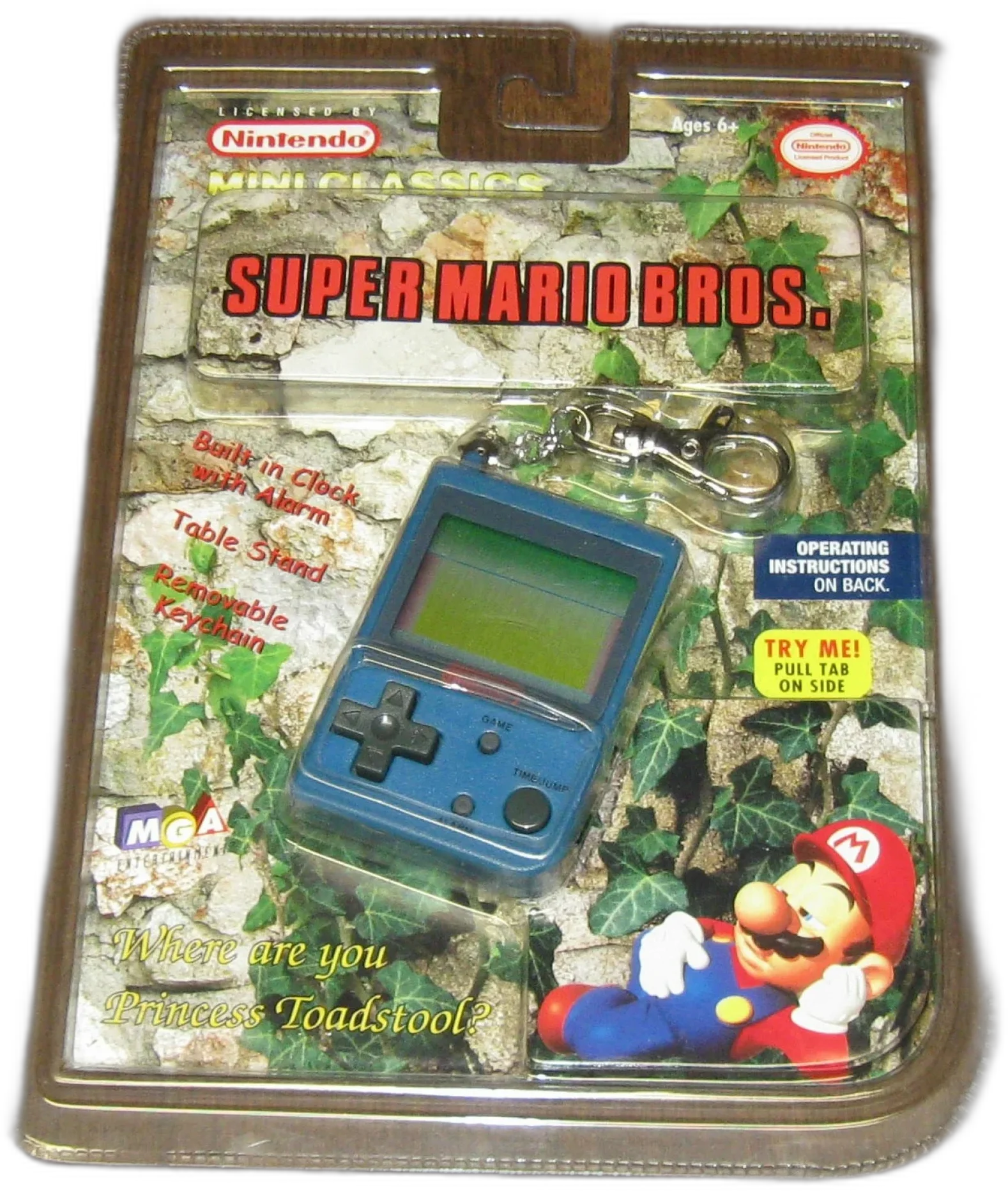  Nintendo Game &amp; Watch Mini Classic Super Mario Bros Blue [BR]
