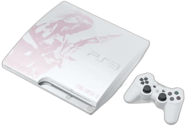  Sony PlayStation 3 Slim Final Fantasy XIII White Console
