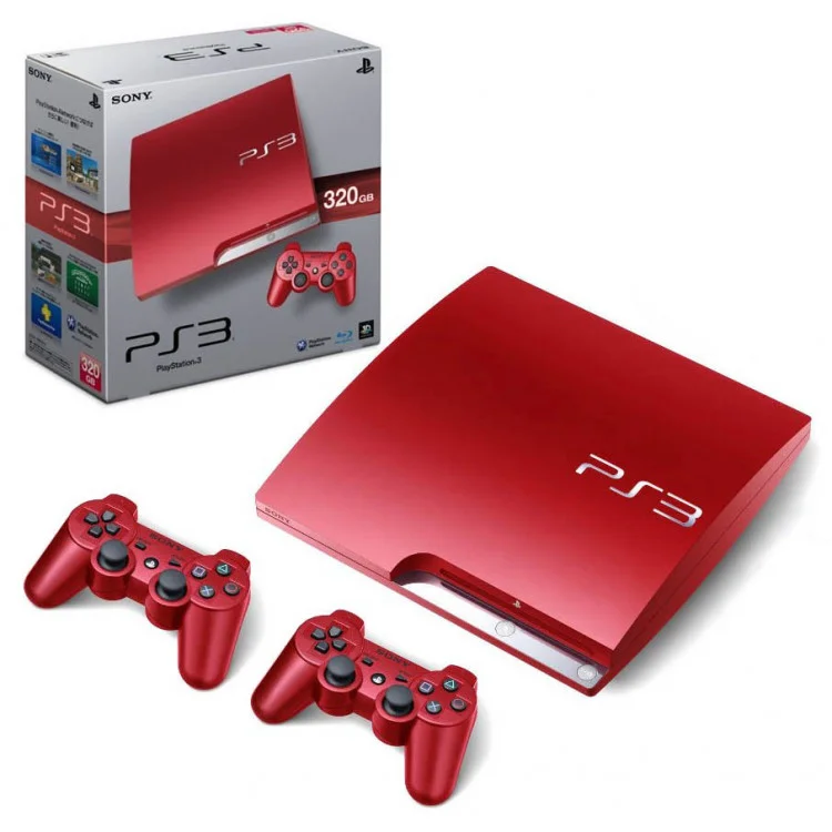  Sony PlayStation 3 Slim Red Console [EU]