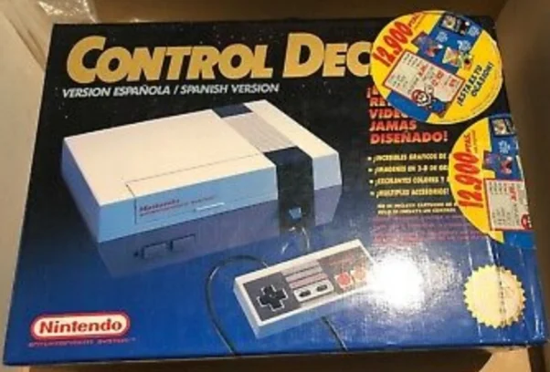  NES &quot;Version Espanola&quot; Control Deck Console