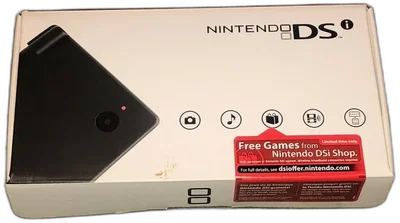 Nintendo DSi eShop 1000 Points Black Console Bundle