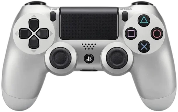  Sony PlayStation 4 Silver Controller