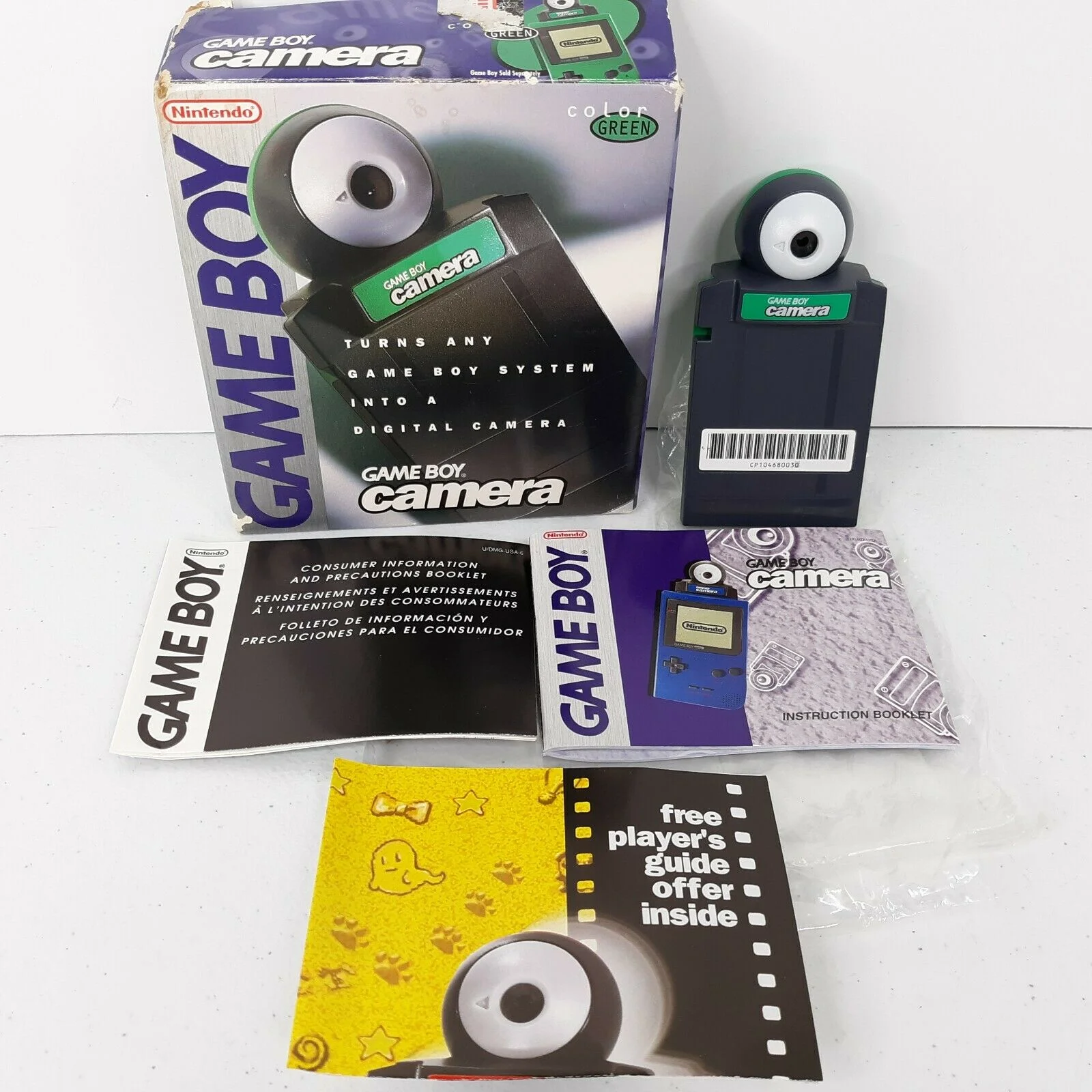  Nintendo Game Boy Green Camera [NA]