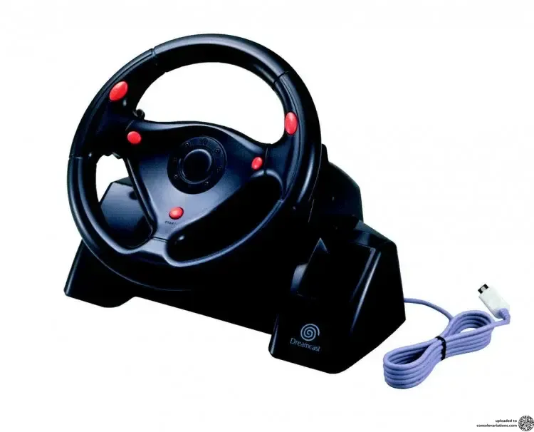 Sony Racing Controller Consolevariations - Sega Dreamcast Racing Controller | Consolevariations