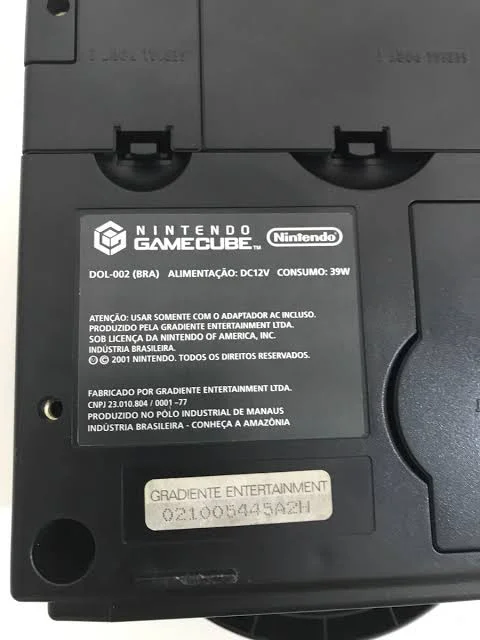  Nintendo GameCube Brazilian Bios Console