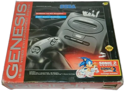 Sega Genesis Model 2 Sonic 2 Bundle