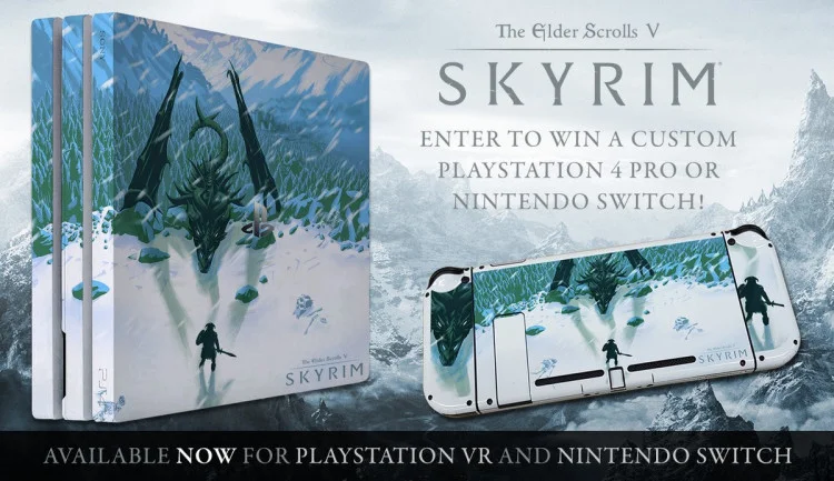  Sony PlayStation 4 Pro The Elder Scrolls V Skyrim Console