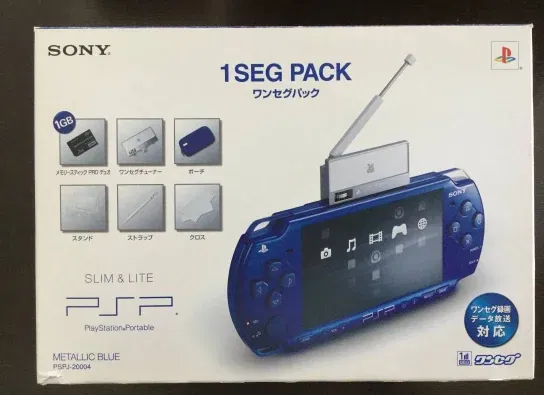  Sony PSP 2000 Vibrant Blue 1Seg Pack