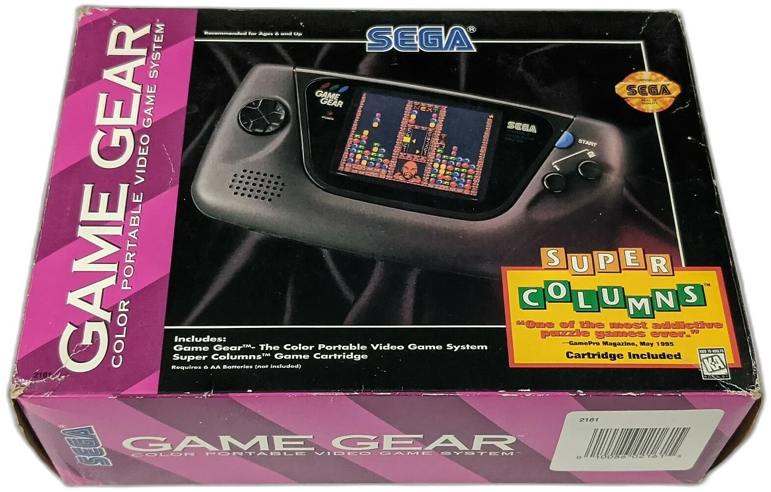  Sega Game Gear Super Columns Bundle