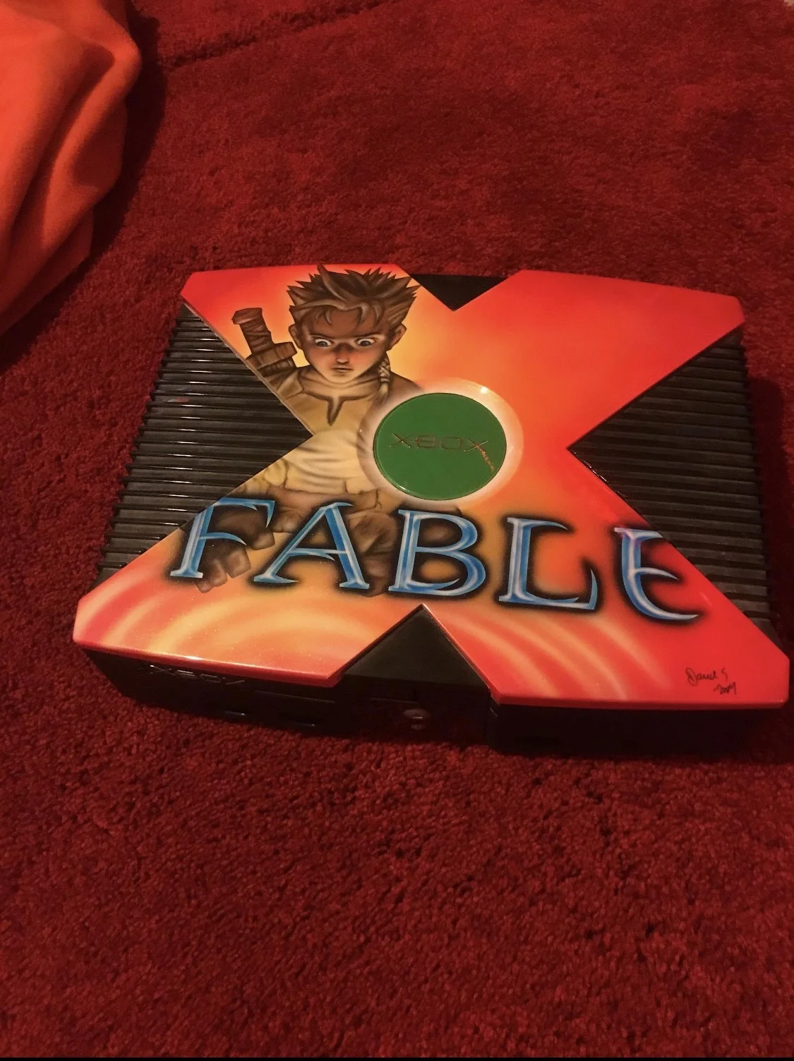  Microsoft Xbox Fable Boy Console