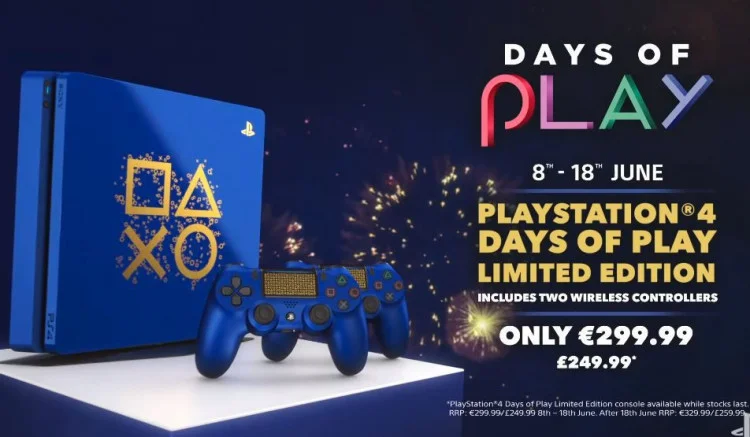 Sony PlayStation 4 Slim Days of Play 2018 Console