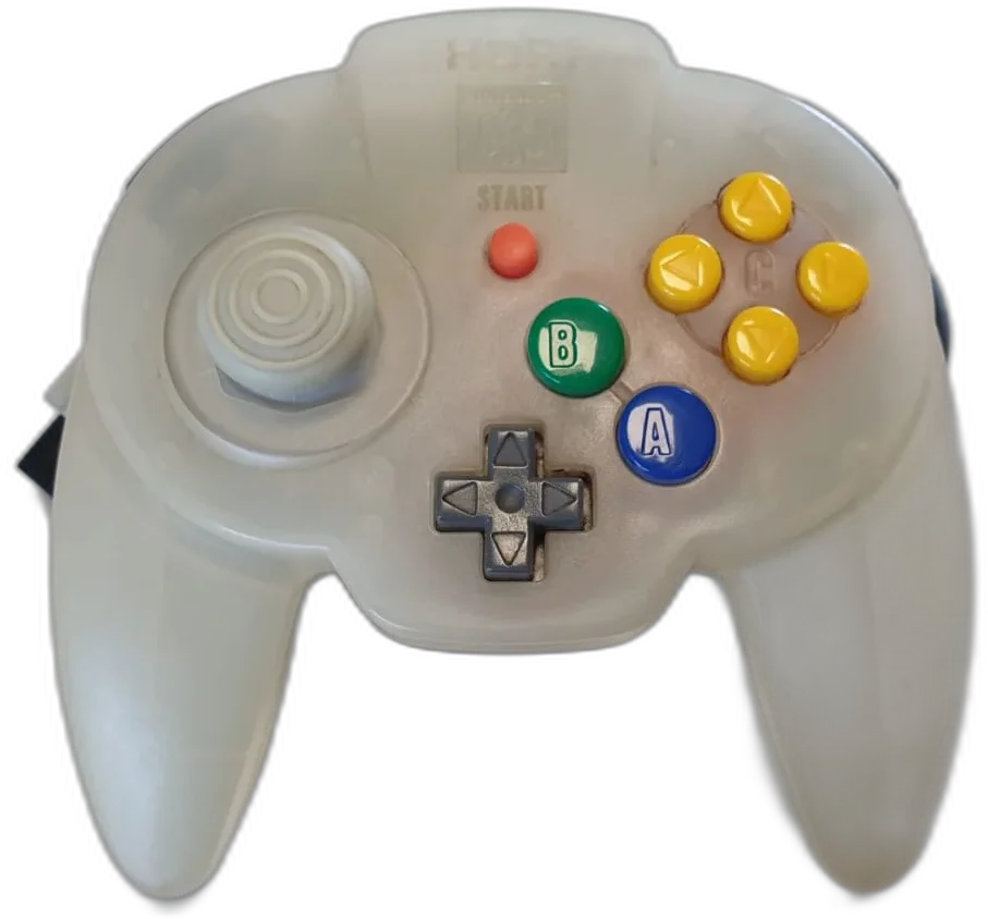  Hori Nintendo 64 White Controller