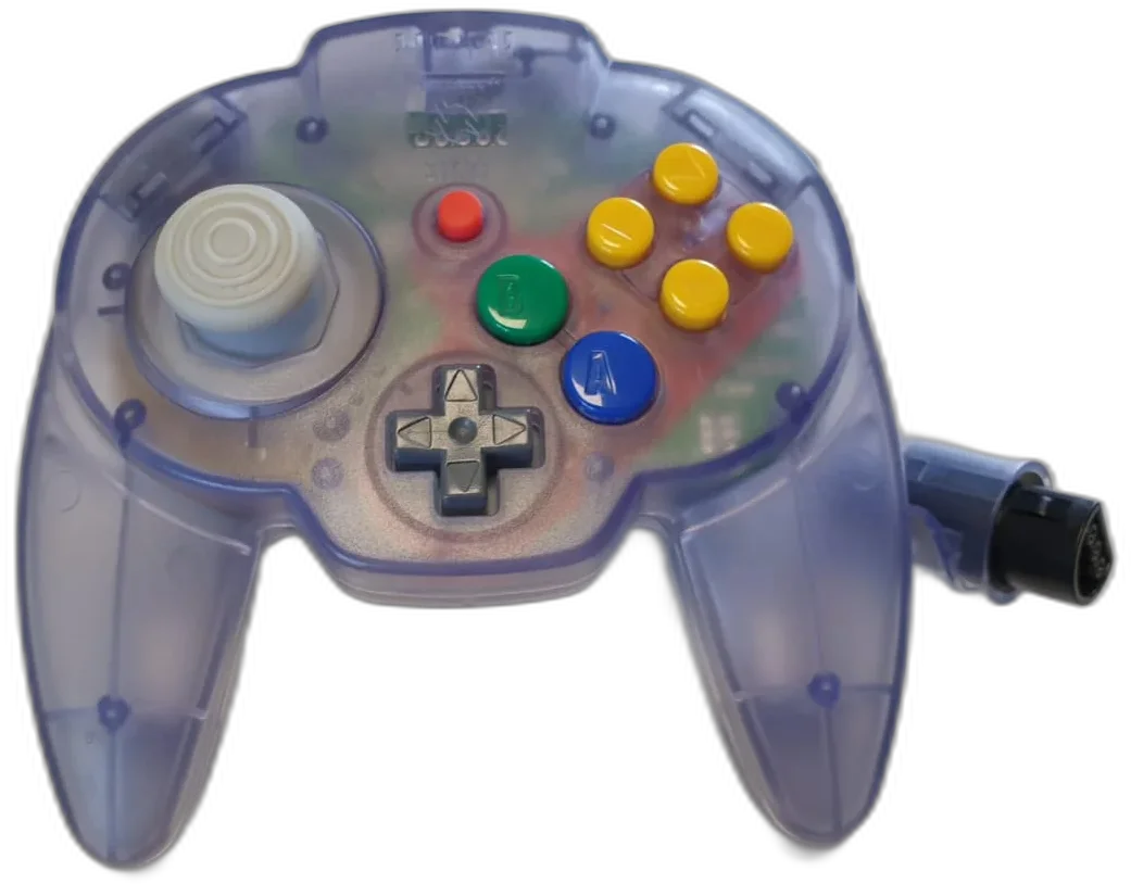  Hori Nintendo 64 Clear/Purple Controller