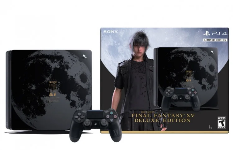  Sony PlayStation 4 Slim Final Fantasy XV Deluxe Edition Console