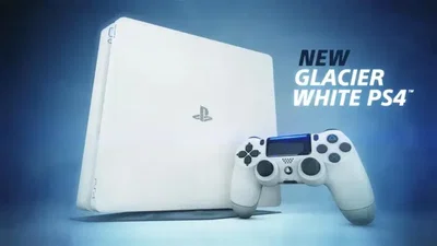 Sony PlayStation 4 Slim Glacier White Console
