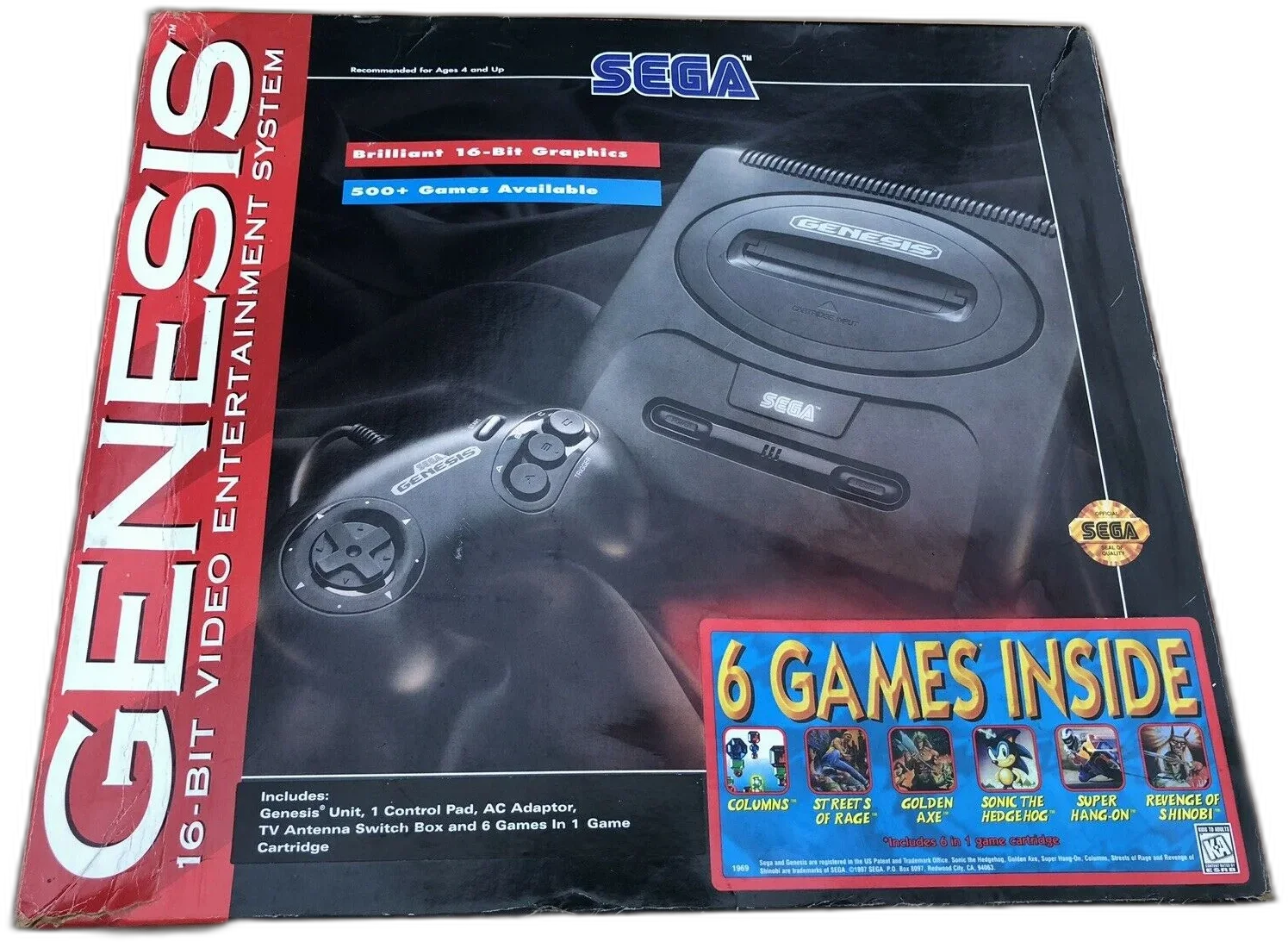  Sega Genesis Model 2 6-Pak Bundle