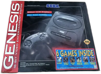 Sega Genesis Model 2 6-Pak Bundle