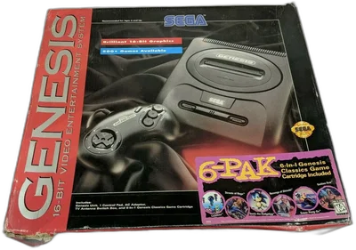 Sega Genesis Model 2 6-Pak Bundle 2