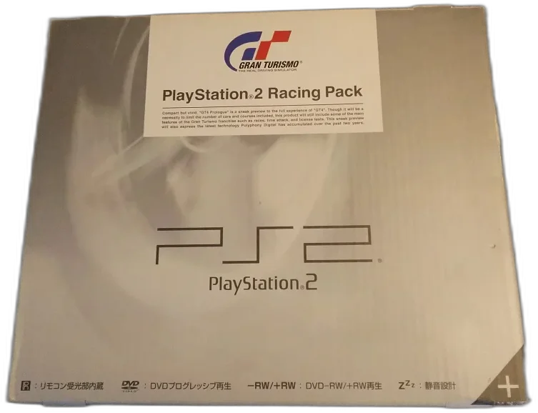 Sony Playstation 2 Ceramic White Gran Turismo 4 Prologue Console