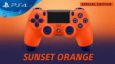Sony PlayStation 4 Sunset Orange Controller