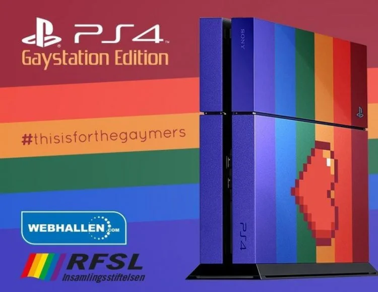  Sony PlayStation 4 The Sony GayStation Console