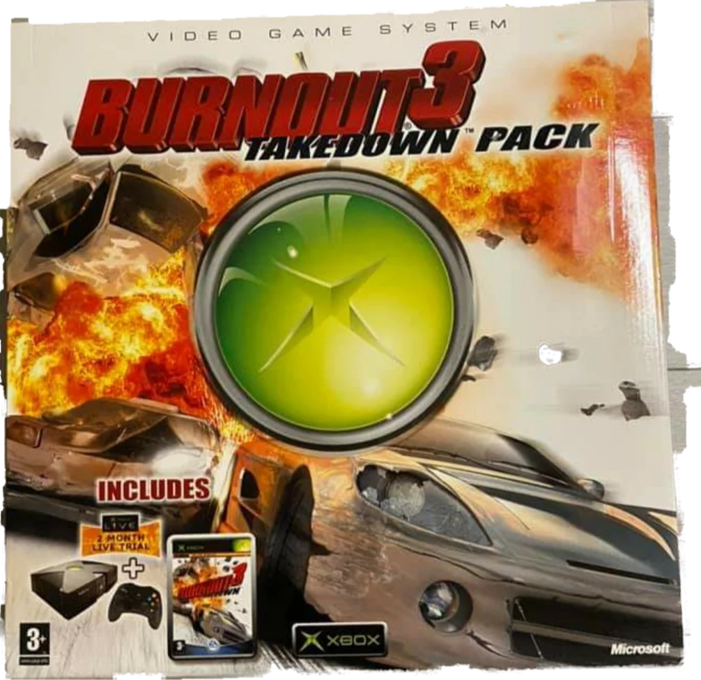  Microsoft Xbox Burnout 3 Takedown pack