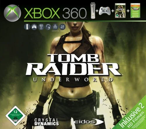  Microsoft Xbox 360 Tomb Raider Underworld Bundle
