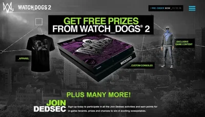 Sony PlayStation 4 Watch Dogs 2 Console