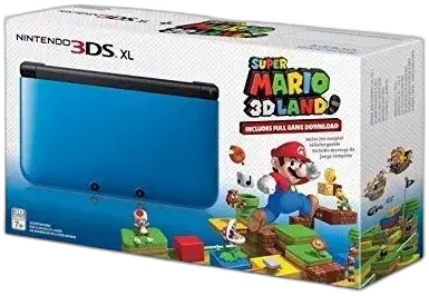 Nintendo 3DS XL Blue Super Mario 3D Land Bundle