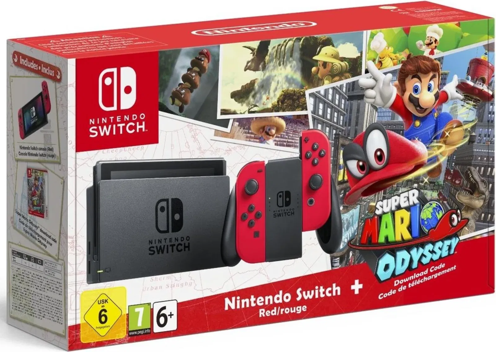 Nintendo Switch Super Mario Odyssey Edition 