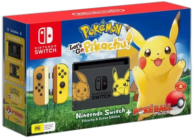 Nintendo Switch Pokemon Let's Go Pikachu Console [AUS]