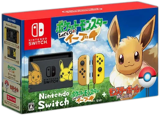  Nintendo Switch Pokemon Let&#039;s Go Eevee Console [JP]
