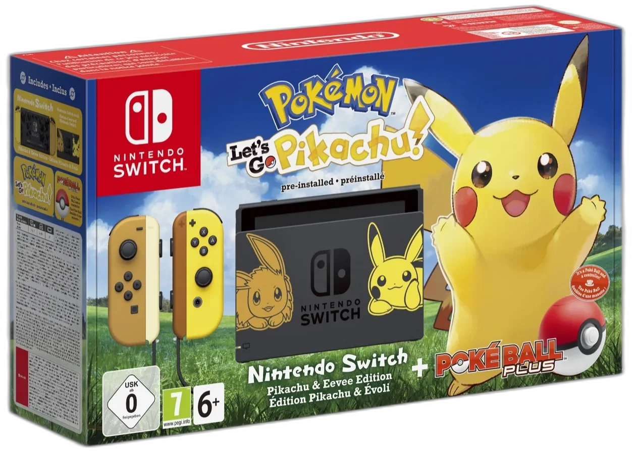  Nintendo Switch Pokemon Let&#039;s go Pikachu Console [EU]