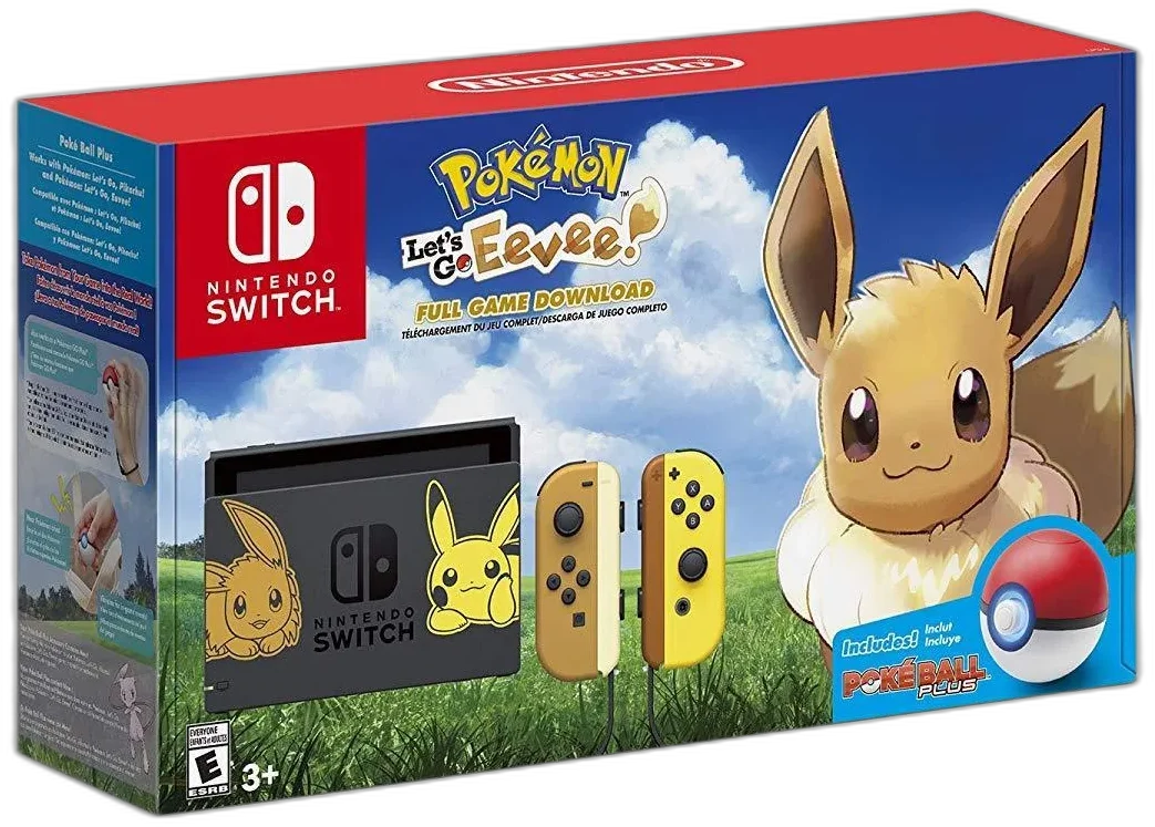  Nintendo Switch Pokemon Let&#039;s Go Eevee Console [NA]
