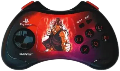 NUBY Playstation 2 Street Fighter Akuma Edition Controller