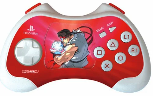  Capcom Playstation Street Fighter Ryu Edition Controller