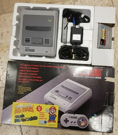 SNES Super Mario All-Stars + Super Mario World Bundle