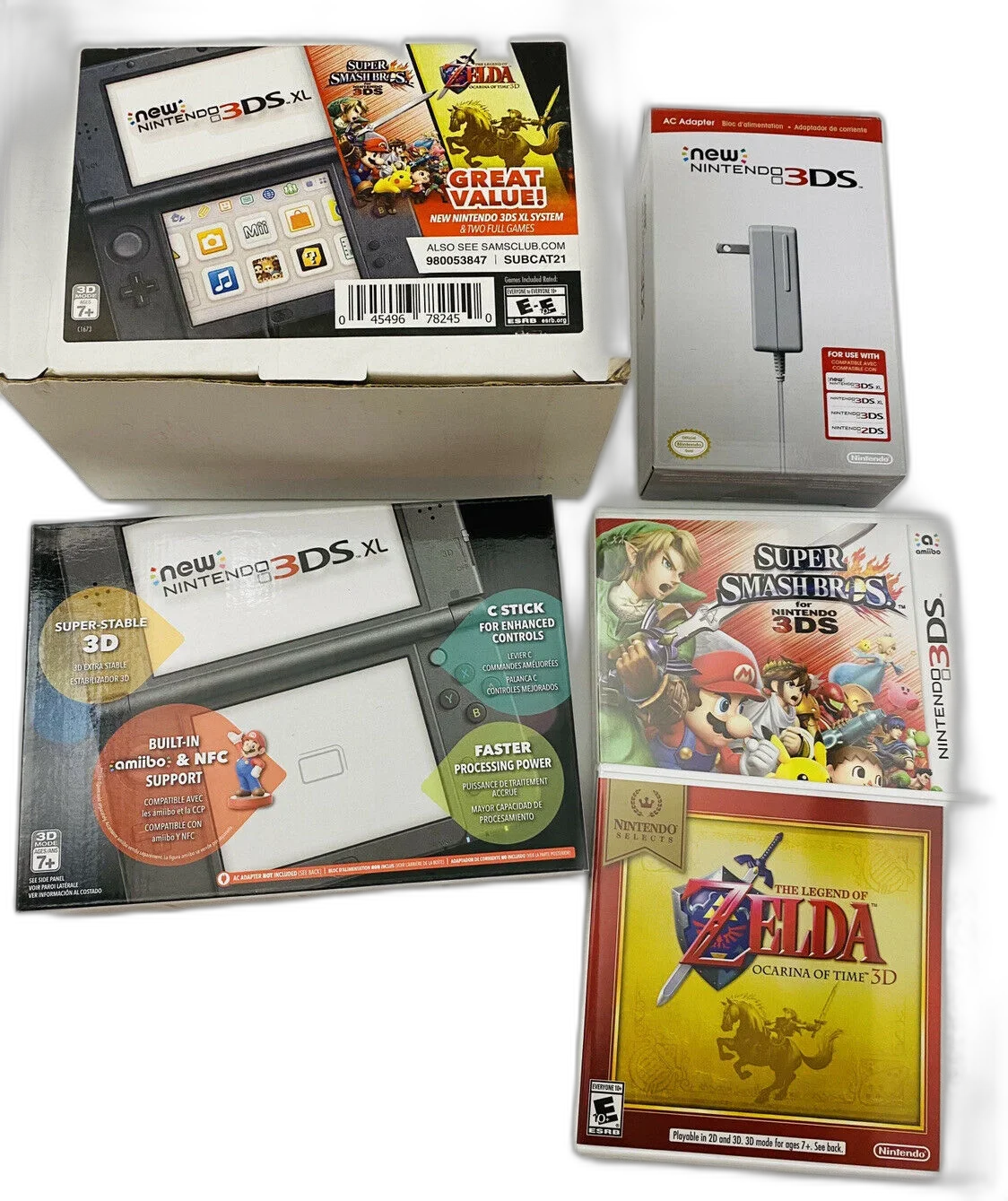  New Nintendo 3DS XL Sam&#039;s Club Bundle