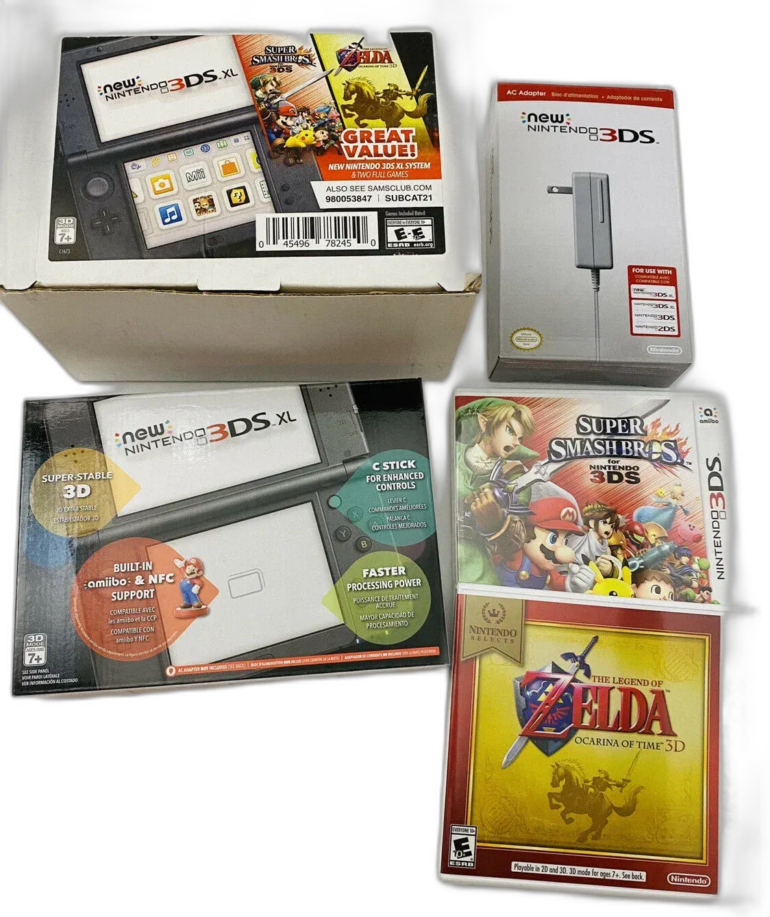 Nintendo 3DS Legend of Zelda BUNDLE: A Link Between Worlds & Ocarina of Time