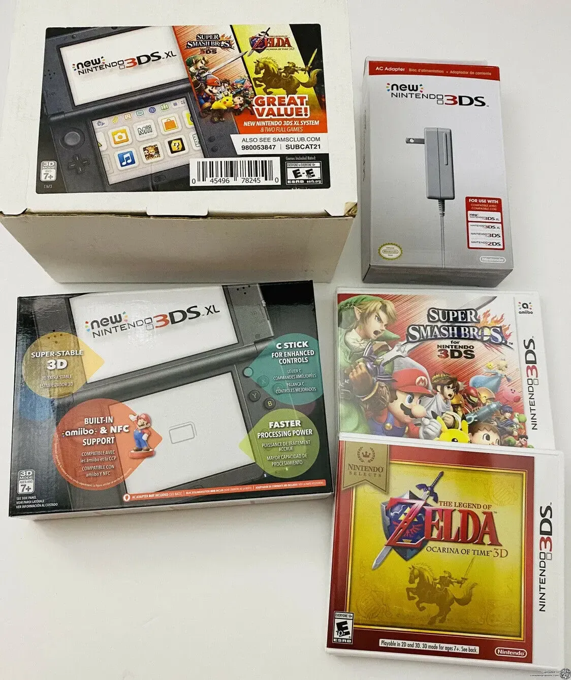 Consolevariations - New Nintendo 3DS XL Sam's Club Bundle