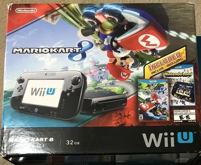 Nintendo Wii U Mario Kart 8 Nintendo Land Bundle