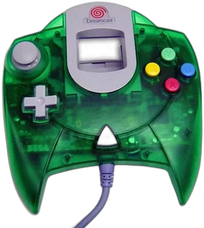 Sega Dreamcast Transparent Green Controller