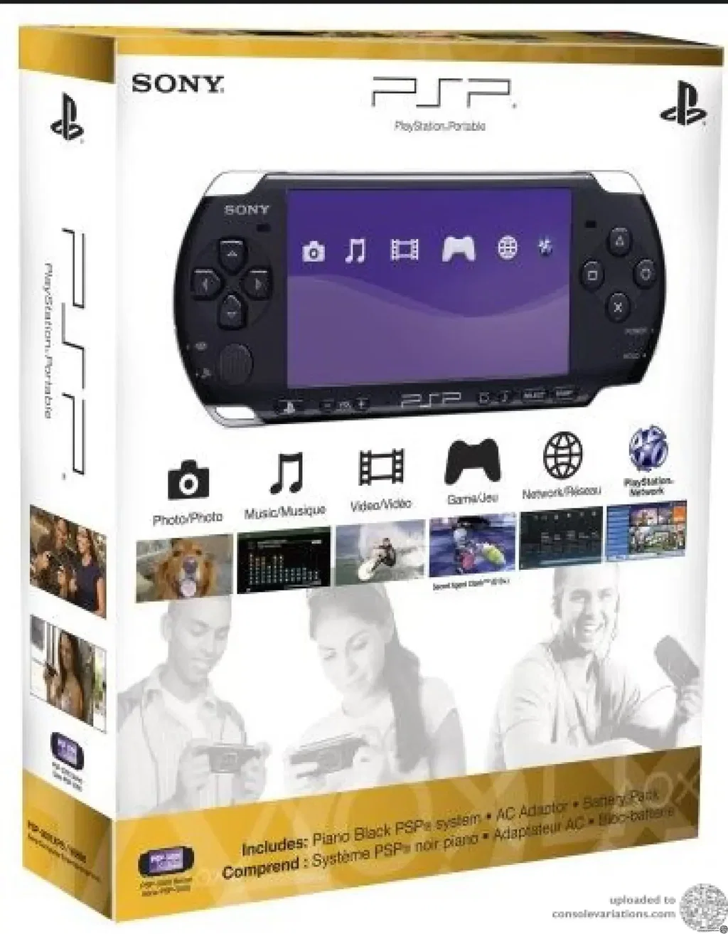 Consolevariations - Sony PSP 3000 Piano Black Console