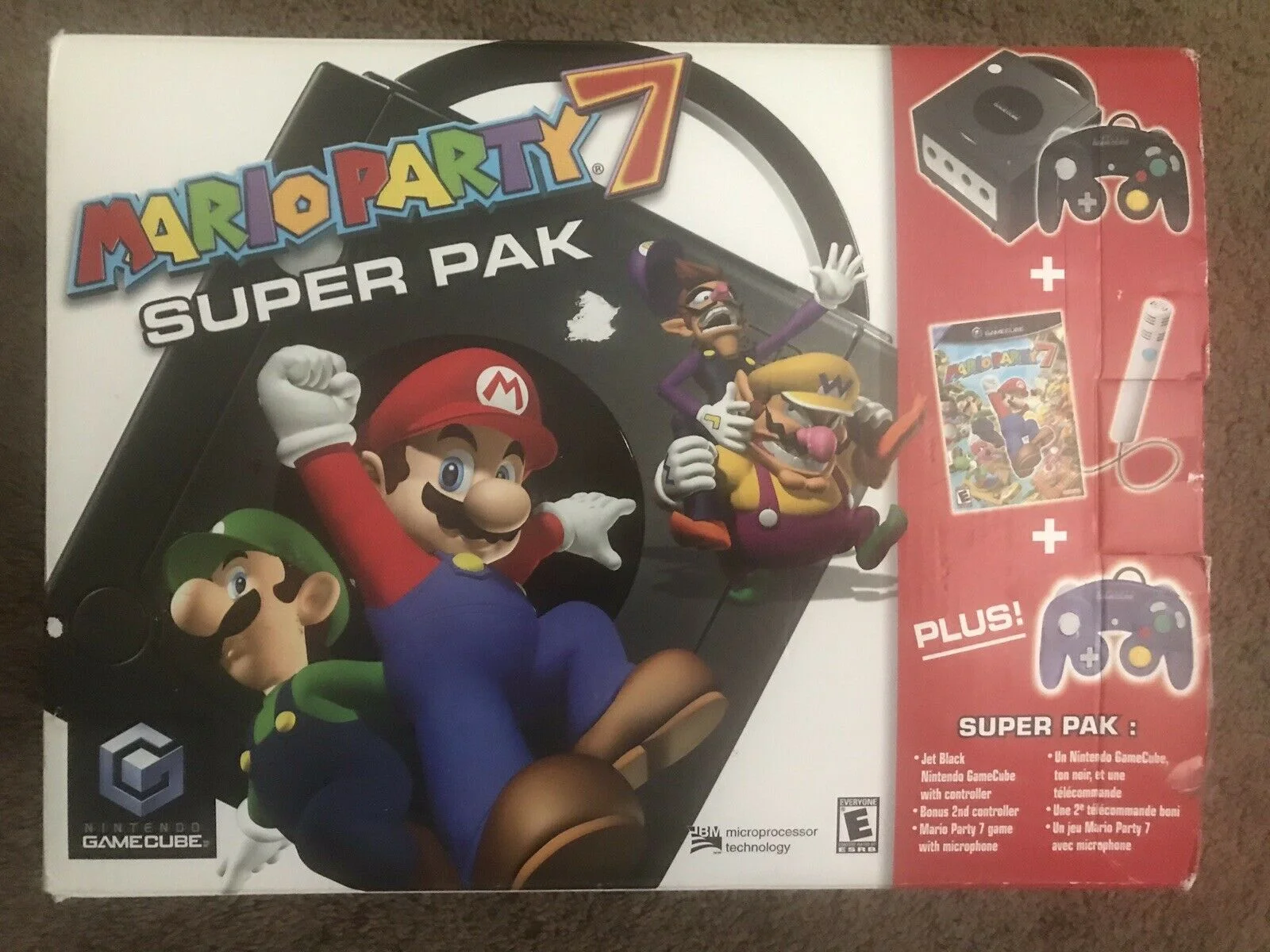  Nintendo GameCube Mario Party 7 Super Pak