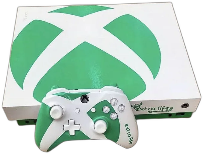  Microsoft Xbox One X Logo ExtraLife4Kids Console