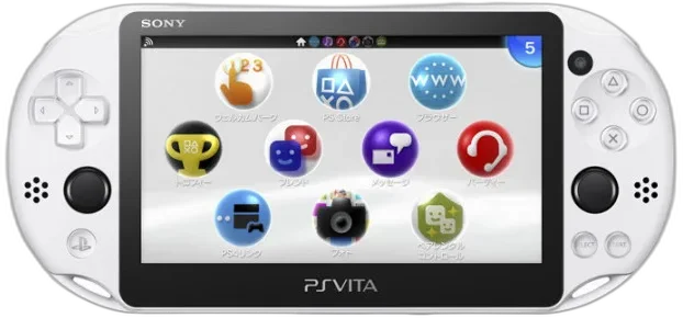 Sony PS Vita Slim Glacier White Console