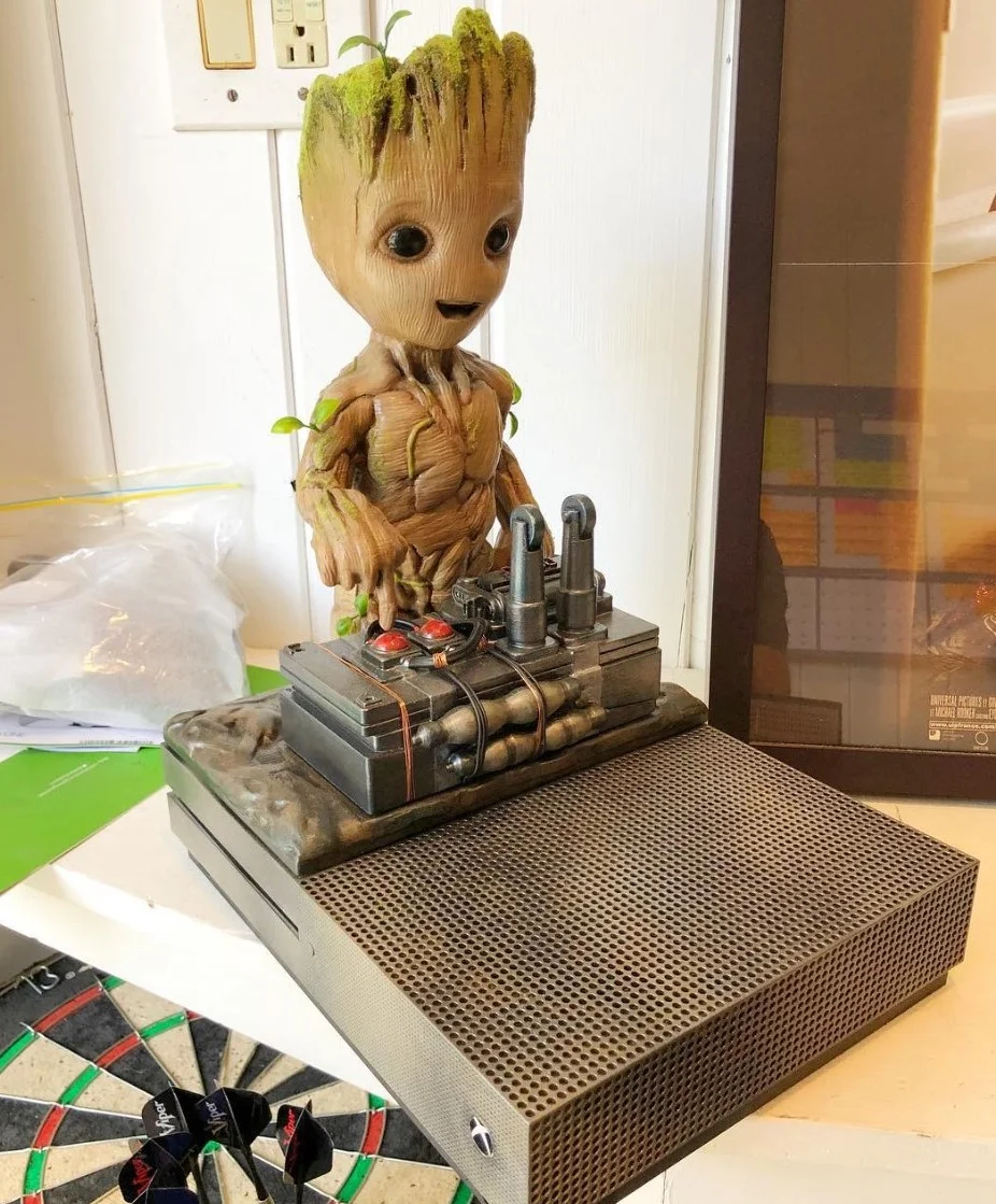  Microsoft Xbox One X Baby Groot Console