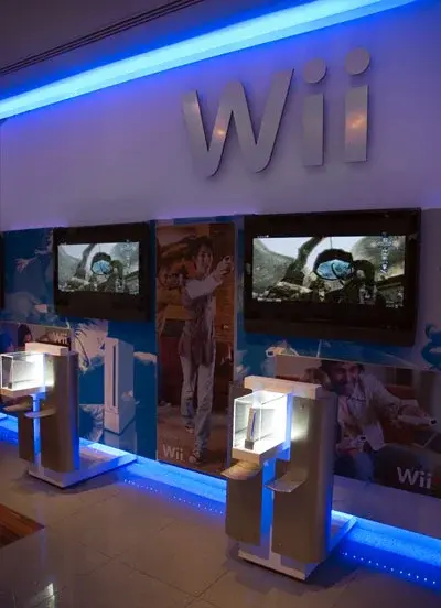 Nintendo Wii World Store Kiosk