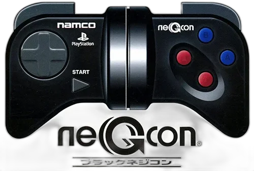  Namco Playstation NeGcon Black Controller