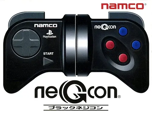 ナムコ ブラックネジコン PlayStation コントローラ（R4のオマケ付） Consolevariations - Namco Playstation NeGcon Black Controller
